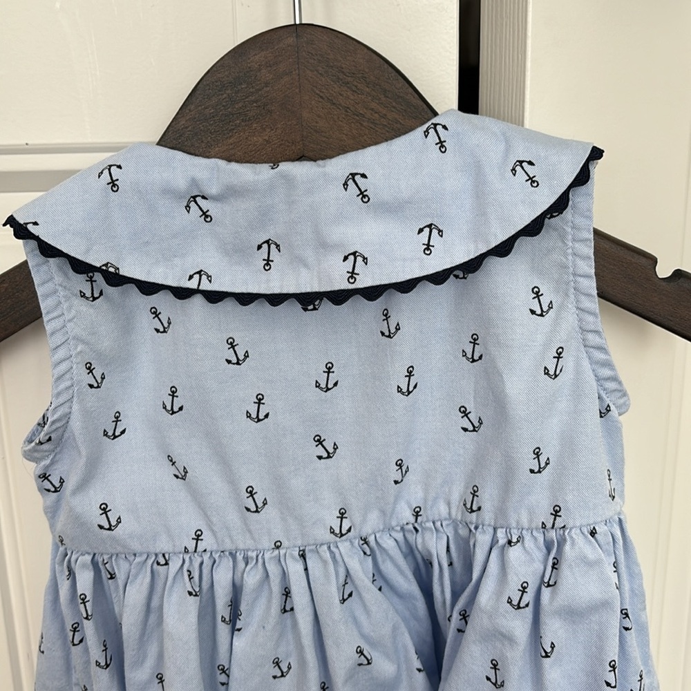 Rachel Riley Anchor Button Front Dress - Picture 5 of 12